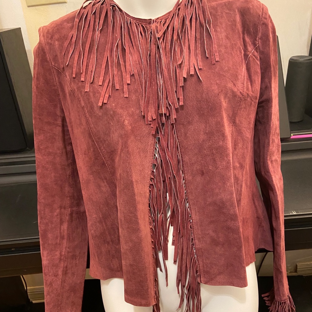 Vintage Bernardo Suede Jacket - Large